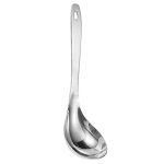 Cuillre a soupe en acier inoxydable, cuillre a dessert a poigne courte pour mlanger la crme glace, ...