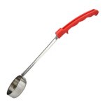 Cuillère a soupe en acier inoxydable avec longue poignée en caoutchouc, louche a etaler la pizza anti ... Cuillère a soupe en acier inoxydable avec longue poignée en caoutchouc, louche a etaler la pizza anti ...