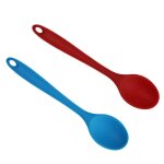 Cuill�re a soupe hygi�nique pour b�b�, 2 pi�ces / ensemble silicone, cuill�re a soupe hygi�nique avec ...