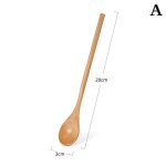 Cuillre a th en bois, longues cuillres a caf, petite cuillre a th en bois, cuillre a dessert au ...