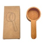 Cuillères a café a manche long / court, cuillère a soupe en bois pour grains de café Cuillères a café a manche long / court, cuillère a soupe en bois pour grains de café