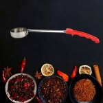 Cuillres a sauce pratiques en acier inoxydable, cuillre a bec verseur, louche a soupe, service d'huile, ...