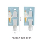 Cuillre a crme glace en aluminium, type auto - fusible, petite cuillre a dessert crative et mignonne, ...