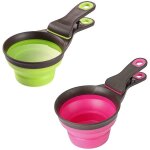 Cuill�res doseuses pour animaux - lot 2 - silicone - multifonction