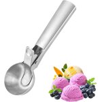 Cuill�re a glace en acier inoxydable avec g�chette, cuill�re a biscuits, cuill�re a fruits, aide de cuisine, ...