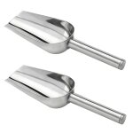 Cuill�re a glace spatule en acier inoxydable, 2 pcs cuill�re en m�tal universelle cuill�re alimentaire ...