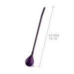 Cuillère en paille a boire, vaisselle de bar a long manche, agitateur a cocktail en acier inoxydable ... Cuillère en paille a boire, vaisselle de bar a long manche, agitateur a cocktail en acier inoxydable ...