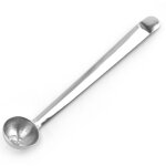 Cuillre de service en acier inoxydable, pot a poigne longue avec trou de vidange, cuillre a olive, ...