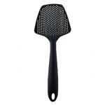 Cuillre a soupe de cuisine en nylon portable, passoire, louche colore, ecumoire coordonnante, maille ...