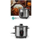 Cuiseur  riz 1 l 400 w revtement antiadhsif bol amovible arrt automatique en inox