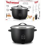 Cuiseur  riz noir 4. 2l 1600w - cuve amovible anti - adhrente - couvercle en inox - arrt automatique ...