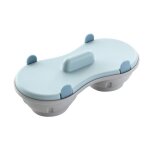 Cuiseur a ¿ufs cratif double tasse, ensemble d'ufs cuits a la vapeur, cuisson au micro - ondes, rond, ...