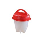 Cuiseur a ¿ufs en silicone antiadhsif, 6 a 1 pices / ensemble, cuiseur, chaudire a ¿ufs, pack d'ufs ...