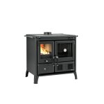 Cuisini�re � bois la nordica gardenia. 16 steel 9, 5 kw