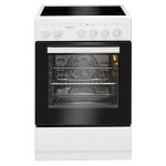 Cuisini�re �lectrique 4 plaques vitroc�ramiques et four 43l blanc bomann ehc7939 - blanc