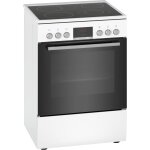Cuisinière électrique bosch hkr39c220 - série 4 - pose libre - electricité - blanc Cuisinière électrique bosch hkr39c220 - série 4 - pose libre - electricité - blanc