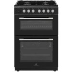 Cuisinière gaz - continental edison - cecdf6060ibd - double fours - 4 feux - noir - l60 xp60 x h90 cm ... Cuisinière gaz - continental edison - cecdf6060ibd - double fours - 4 feux - noir - l60 xp60 x h90 cm ...