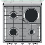 Cuisini�re mixte 60 cm hotpoint hs68m8pcx / fr