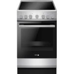 Cuisiniere vitroceramique - fagor - facv203s - 4 foyers - 62 l - 50 x 60 cm - silver