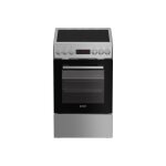 Cuisiniere vitroceramique indesit i5v5lcs silver
