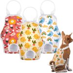 Culotte hyginique pour chien - couches s pour chiens et chiots, pantalon lavable avec bretelles rglables ...