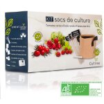 Cultivea kit de sacs de culture ? prt  pousser ? graines franaises 100% bio ? jardin potager ? fruits ...