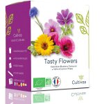 Cultivea� mini - kit pr�t � pousser fleurs comestibles ? graines 100% bio - id�e cadeau (calendula, ...