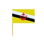 Cure - dents drapeau de brunei 100 pi�ces 6. 5cm