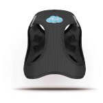 Curli - harnais veste air - mesh en noir pour chiens - l