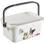 Curver boite carre a couvercle multiboxx 3l - blanc - pour chien et chat