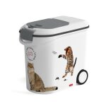 Curver conteneur a croquettes love pets 12 kg - blanc - pour chat