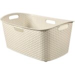 Curver panier � linge my style - 47 l - ivoire