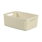 Curver - pani�re en jute beige clair rectangulaire taille s 5 l - beige