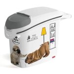 Curver petlife bote a croquettes pour chiens 6 kg 23 x 50 x 36 cm