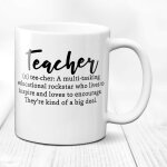 Customized mug teachers day gift back to school mug teacher definition gift for teacher education dad ...