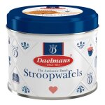 Daelmans stroopwafels en bo�te m�tallique, gaufres hollandaises au sirop, biscuits croustillants et gourmands, ...