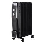 Daewoo - radiateur  bain d'huile 2000w noir doh - 499m. black