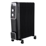 Daewoo - radiateur  bain d'huile 2500w noir doh - 4911m. black