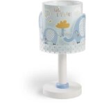 Dalber - lampe de chevet enfant - little elephant - motif el�phant, l 15 cm, h 30 cm, bleu