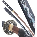 Danzan katana en bois dragon noir epee katana sabre japonais - lame bois wenge d�coration