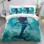 Dauphin housse de couette x imprim�� d mignon oc��an animaux parure de lit personnes ado fille enfants ...