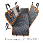 Ddcaqioua tapis de voiture pour animaux de compagnie tapis de voiture impermable antidrapant pour ...