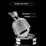 Dcanteur a vin en verre de cristal, distributeur de vin, shaker, d'extraction, style cratif, ustensiles ...