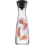 D�canteurs wmf basic carafe a eau 1. 5l hauteur 32. 7cm close - up bouchon verre cromargan acier inoxydable ...