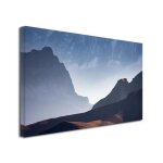 Declina, toile imprime, tableau toile massif du montblanc, 50x30 cm