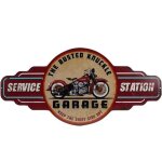 D�co m�tallique garage 60 cm