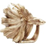 Dco poisson combattant 34cm dor kare design