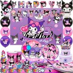 Decoration anniversaire kuromi ballons anniversaire de f�te d�coration de f�te d'anniversaire articles ...