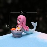 Dcoration d'aquarium en plastique pour aquarium, petite sirne, figurines miniatures, dcoration de ...