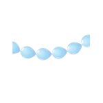 D�coration f�te guirlande ballons bleu - clair 3mx30cm taille unique